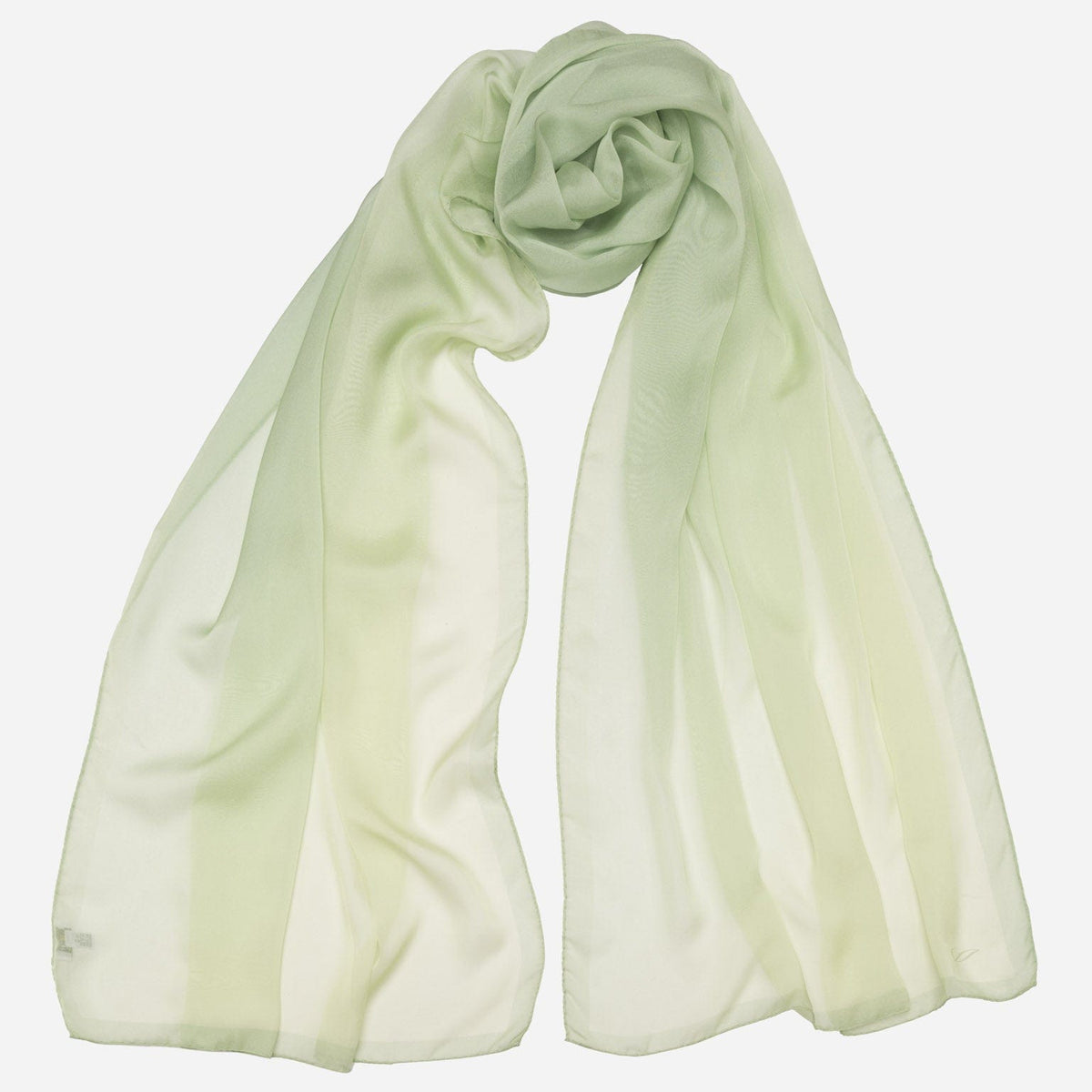 Mint Green Large Silk Wrap Shawl