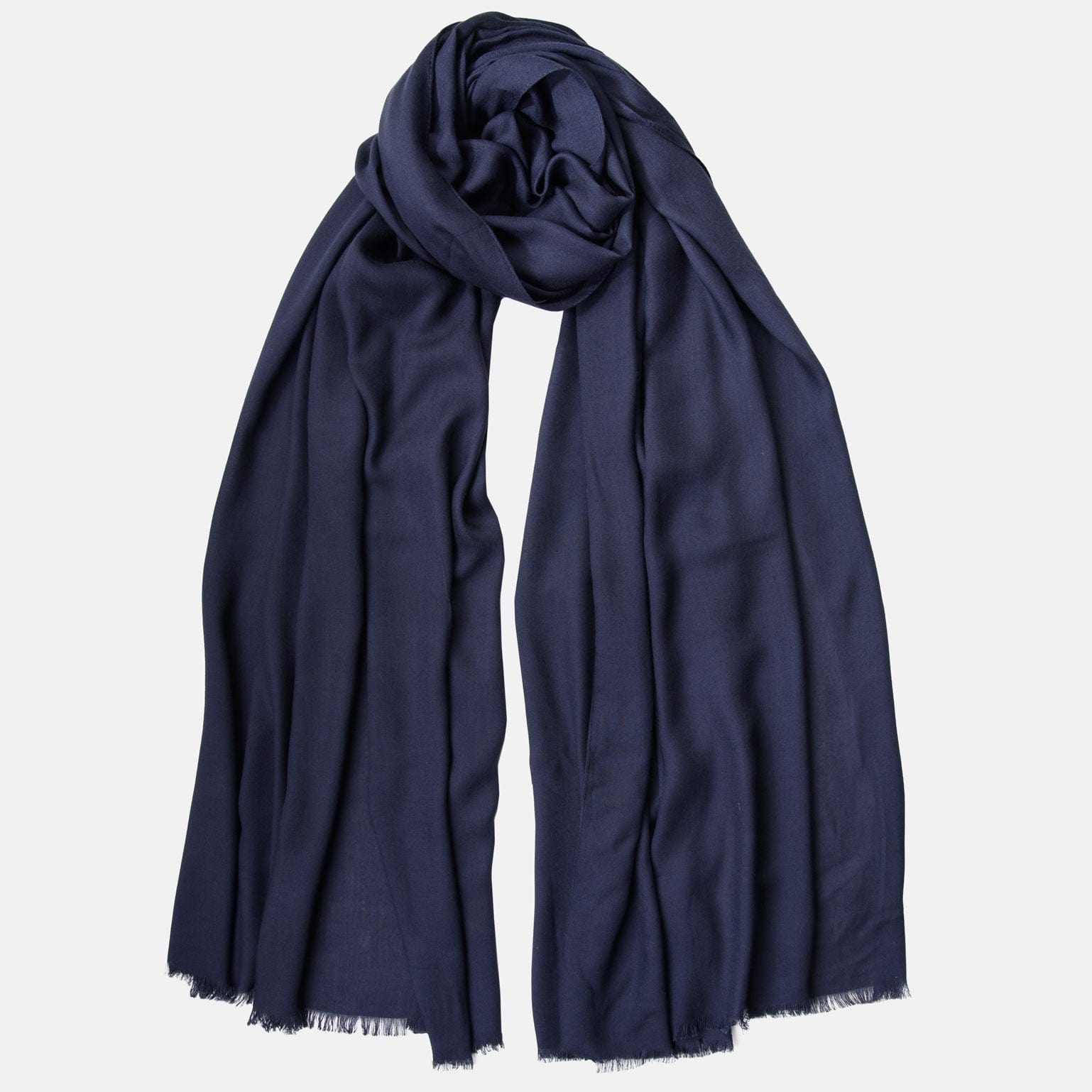 Women's Extra Large Modal Scarf - Navy