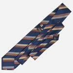 Designer Navy Striped Silk Tie