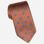 Orange Handmade Italian Silk Tie