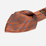 Orange Handmade Italian Silk Tie