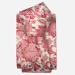 Pink Floral Handmade Italian Silk Tie 