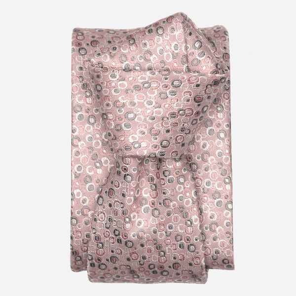 Blush Pink Italian Designer Silk Tie