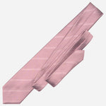 Pink Pinstripe Italian Designer Silk Tie