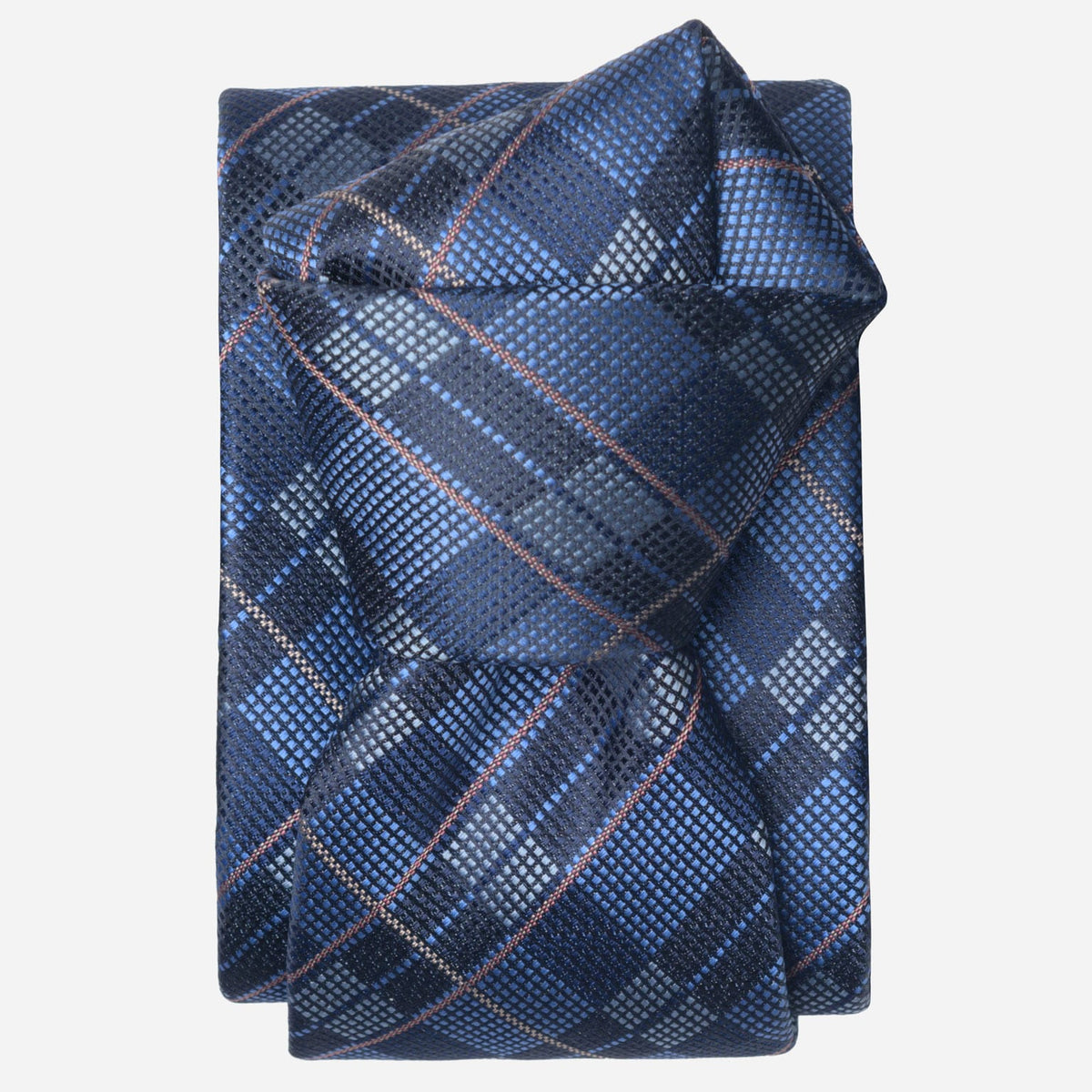 Dark Blue Italian Designer Silk Tie