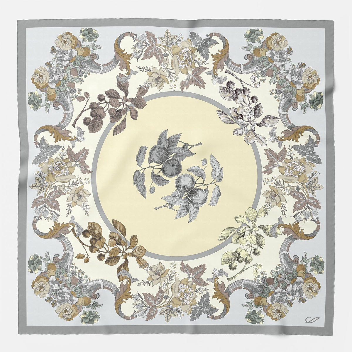 Powder Blue Modal Cashmere Square Scarf