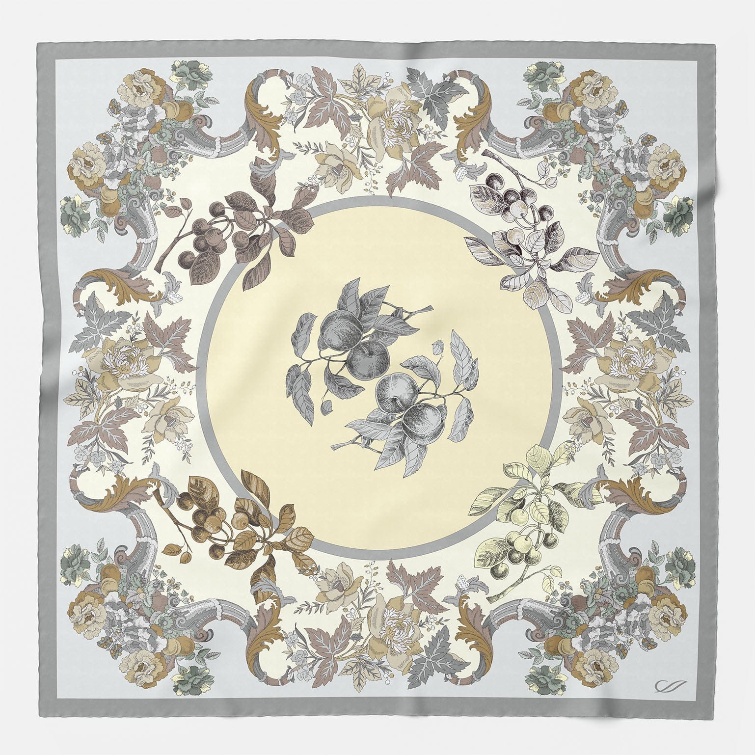 Powder Blue Modal Cashemere Square Scarf