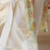 Women's Mint Green Italian Long Silk Scarf