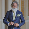 Ecru Lime Italian Silk Tie - Polka Dots