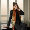 Silk chiffon scarf