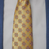 Gold Italian Designer Handmade Silk Tie