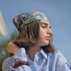 Women's Silk Bandana Midnight Blue