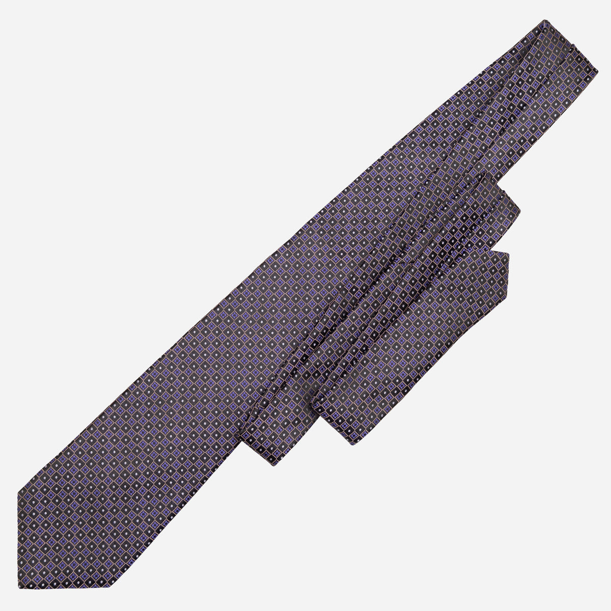 Purple Woven Handmade Italian Silk Tie