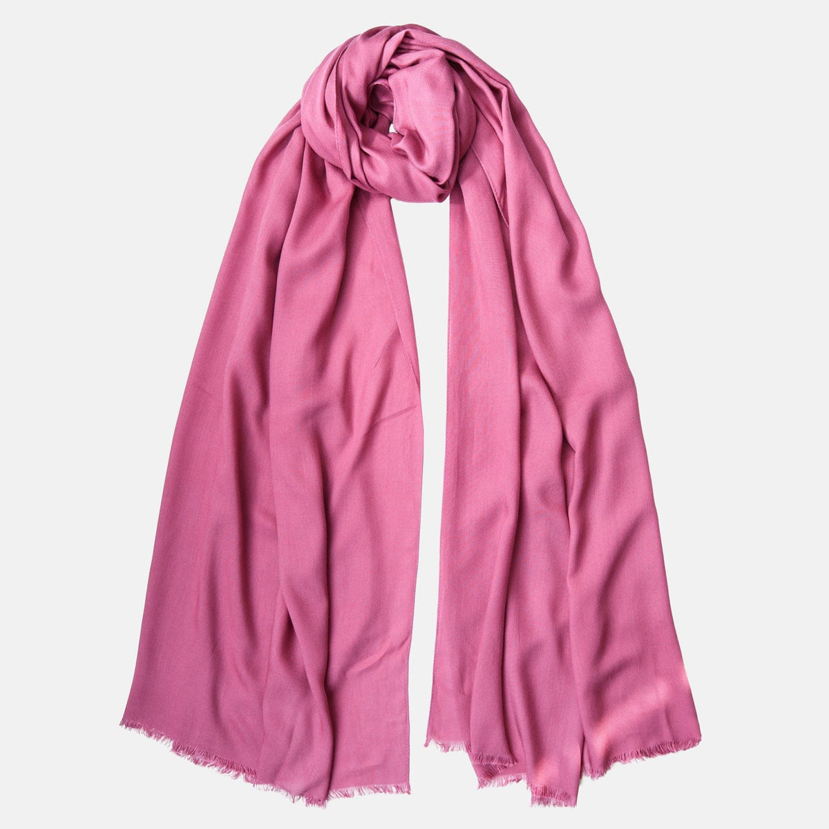 Women&#39;s Extra Large Modal Scarf - Raspberry Pink