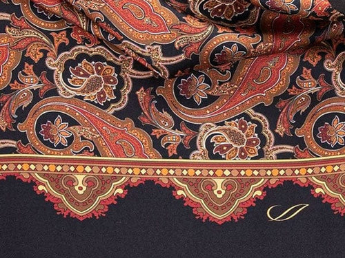 luxury Italian silk wool scarves