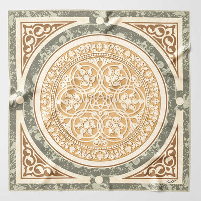 Sage Green Silk Italian Pocket Square