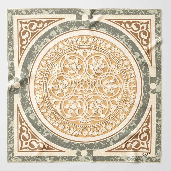 Sage Green Silk Italian Pocket Square