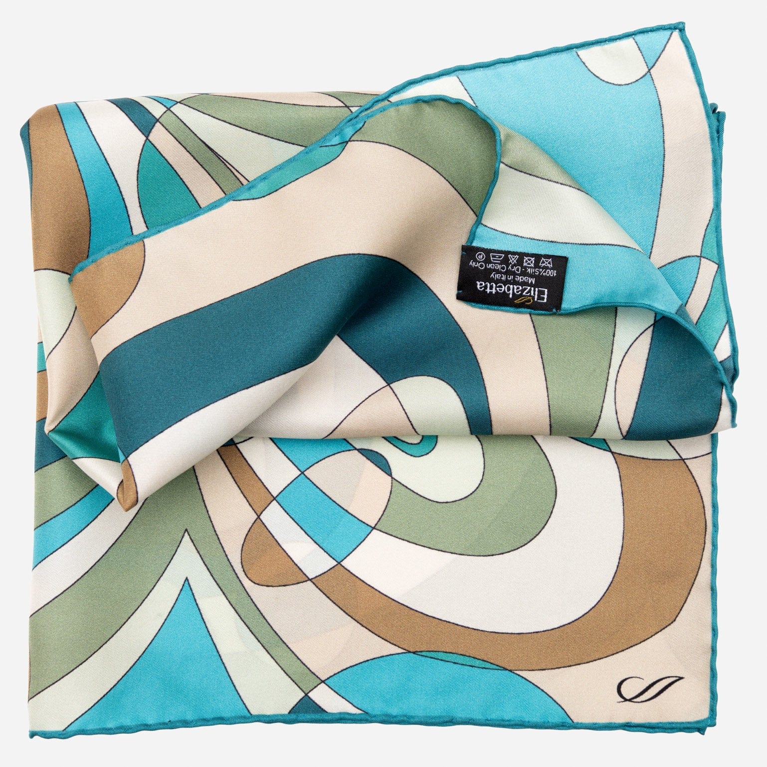 Women's Sea Colors Italian Silk Bandana