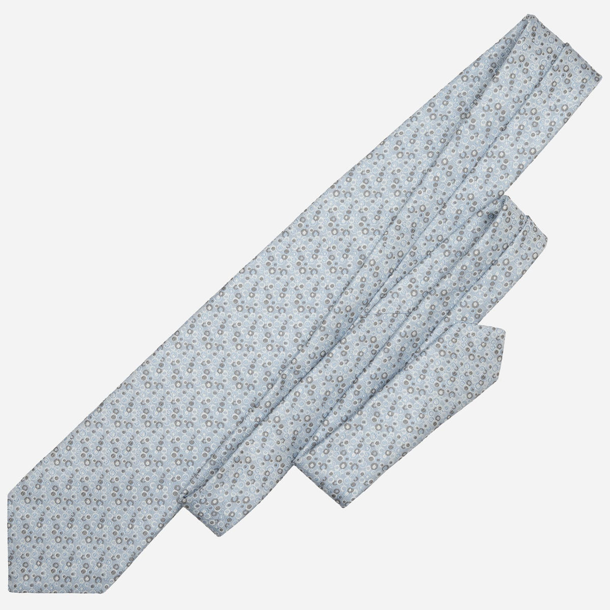 Sky Blue Italian Designer Silk Tie