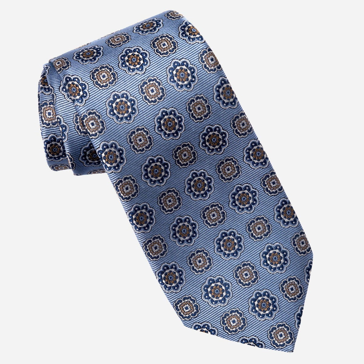 Best Light Blue Handmade Italian Silk Tie