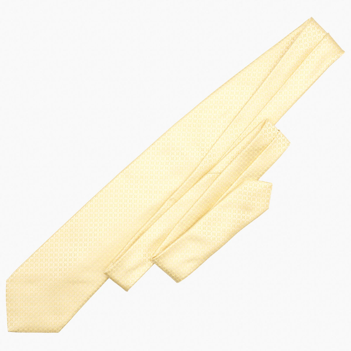 Men's Designer Italian Silk Tie Yellow