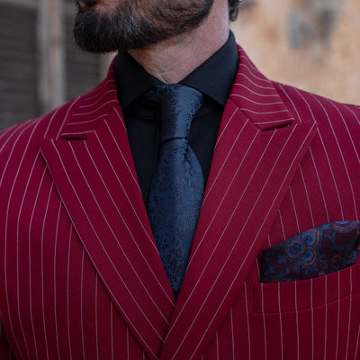 Men's luxury Italian designer handmade silk tie