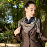 Silk Art Scarf Rich Neutrals