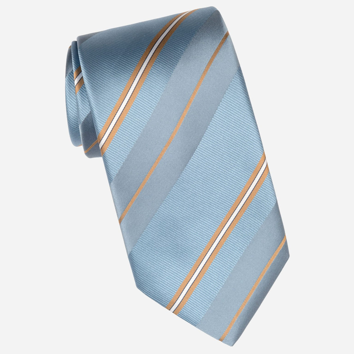 Blue Stripes Handmade Italian Silk Tie