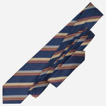 Designer Navy Striped Silk Tie