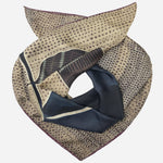 Silk Art Scarf Rich Neutrals