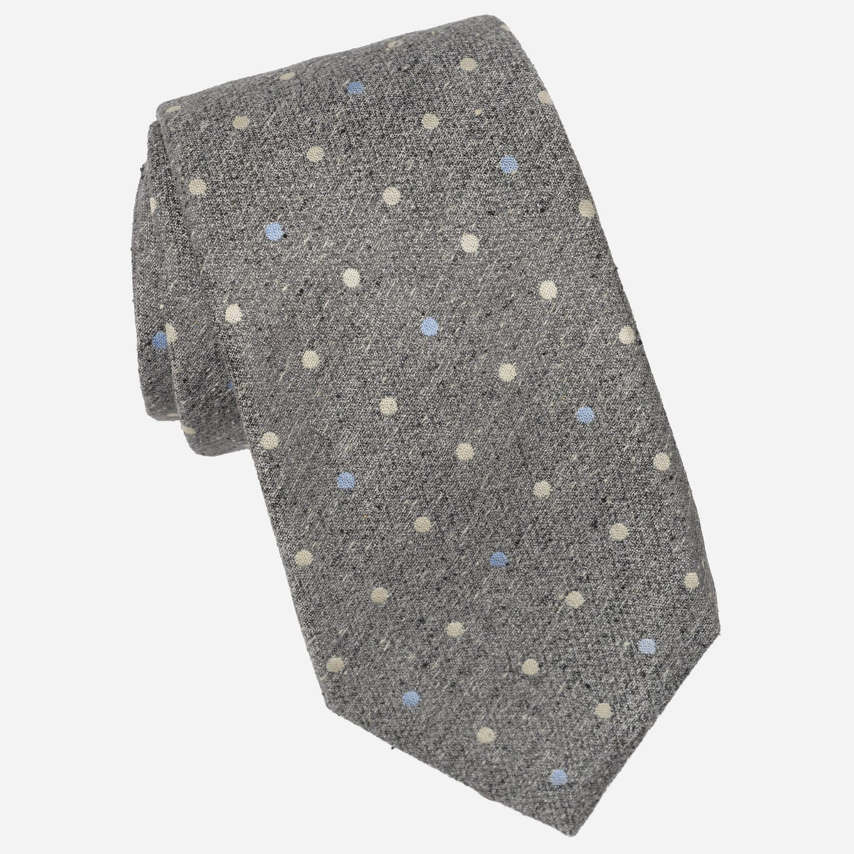Contucci - Silk Jacquard Tie - Misty Grey
