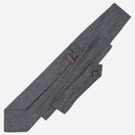 Textured Matte Navy Blue Silk Tie