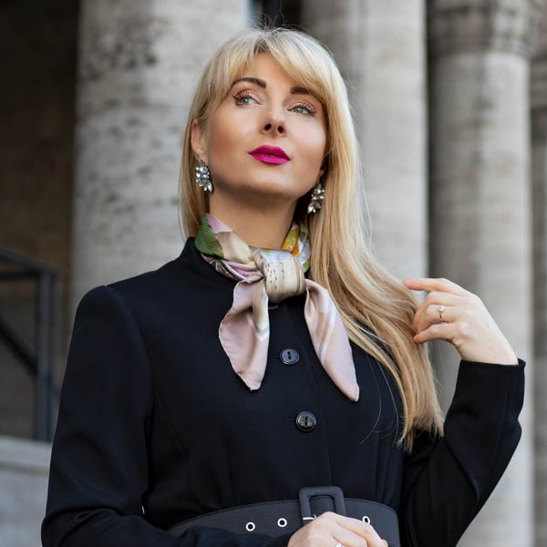 Elizabetta Italian silk scarves how to wear tutorials