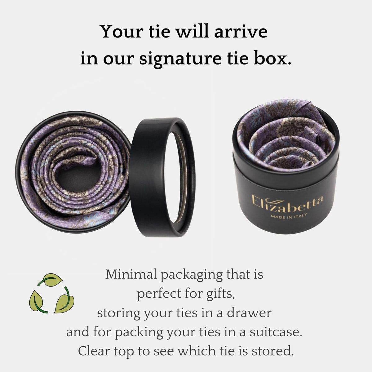 Elizabetta signature tie box
