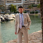 Violet Floral Handmade Italian Silk Tie