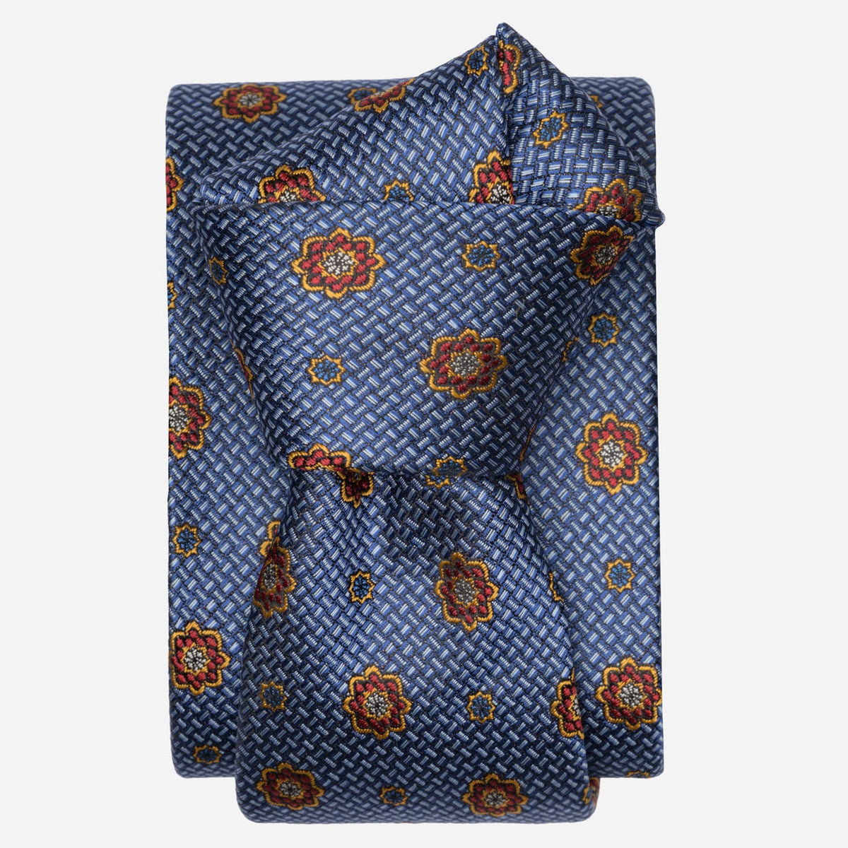 Umbrian Blue Handmade Italian Silk Tie