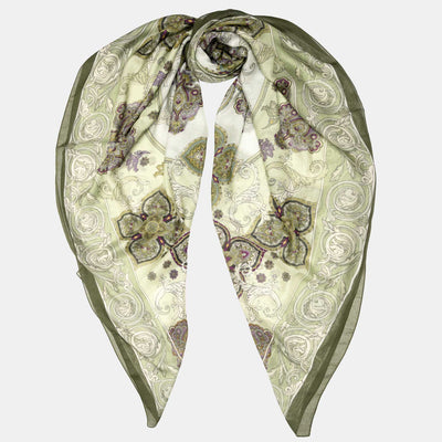 Mint Green Modal Cashemere Square Scarf