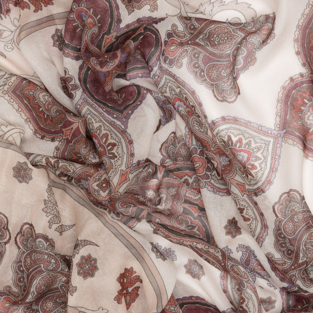 Pink Modal Cashemere Square Scarf