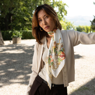 best silk scarves for women made in Italy
