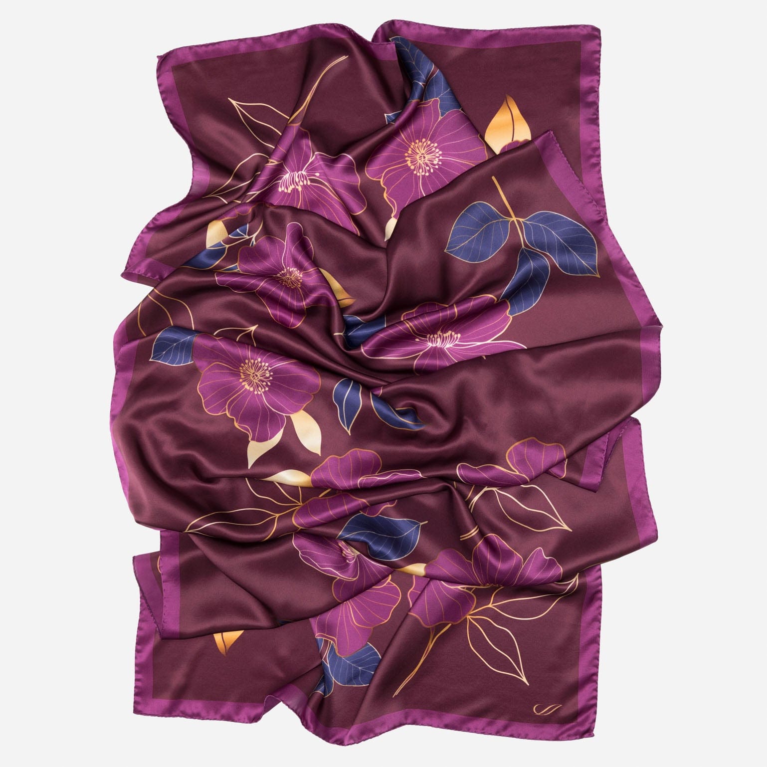 shawl satin silk