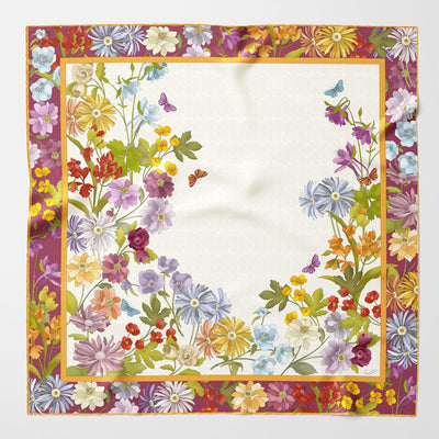 classic silk scarf for women