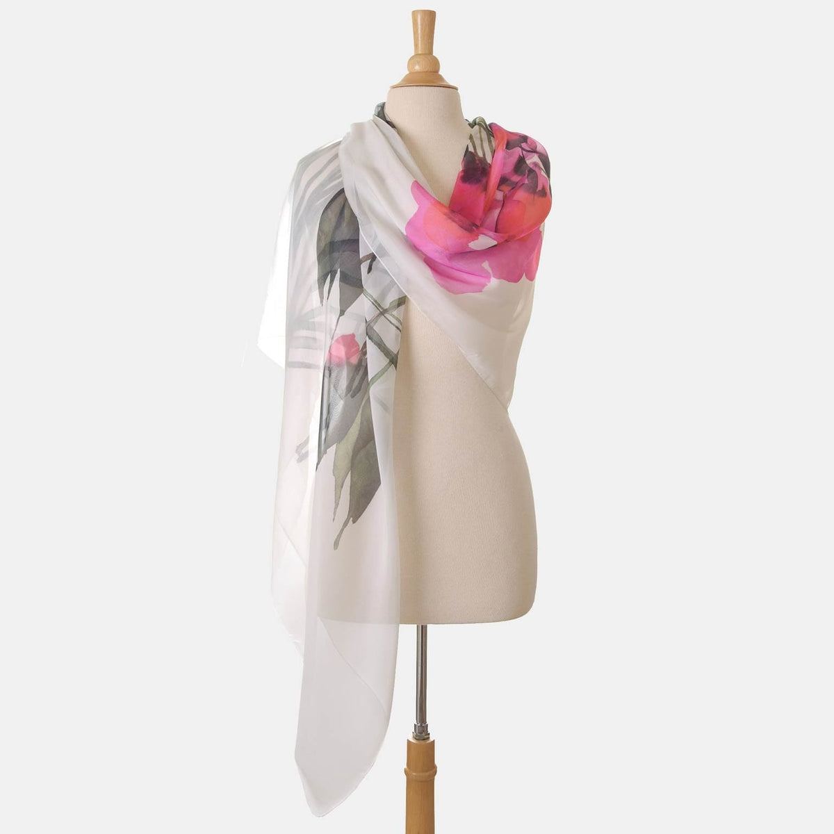 Women&#39;s luxury sheer silk extra large square scarf