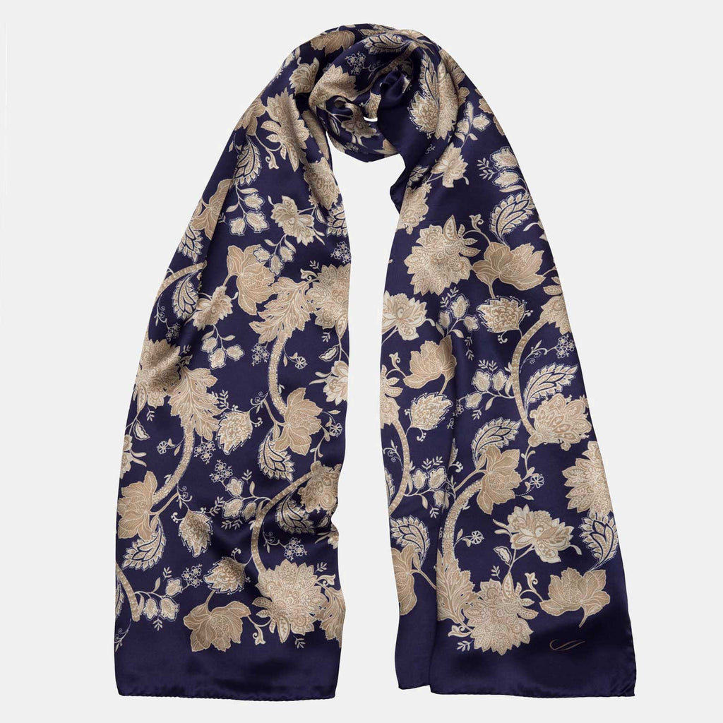 womens-gold-and-blue-silk-