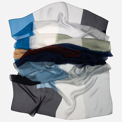 Italian Designer Silk Scarf Shawl