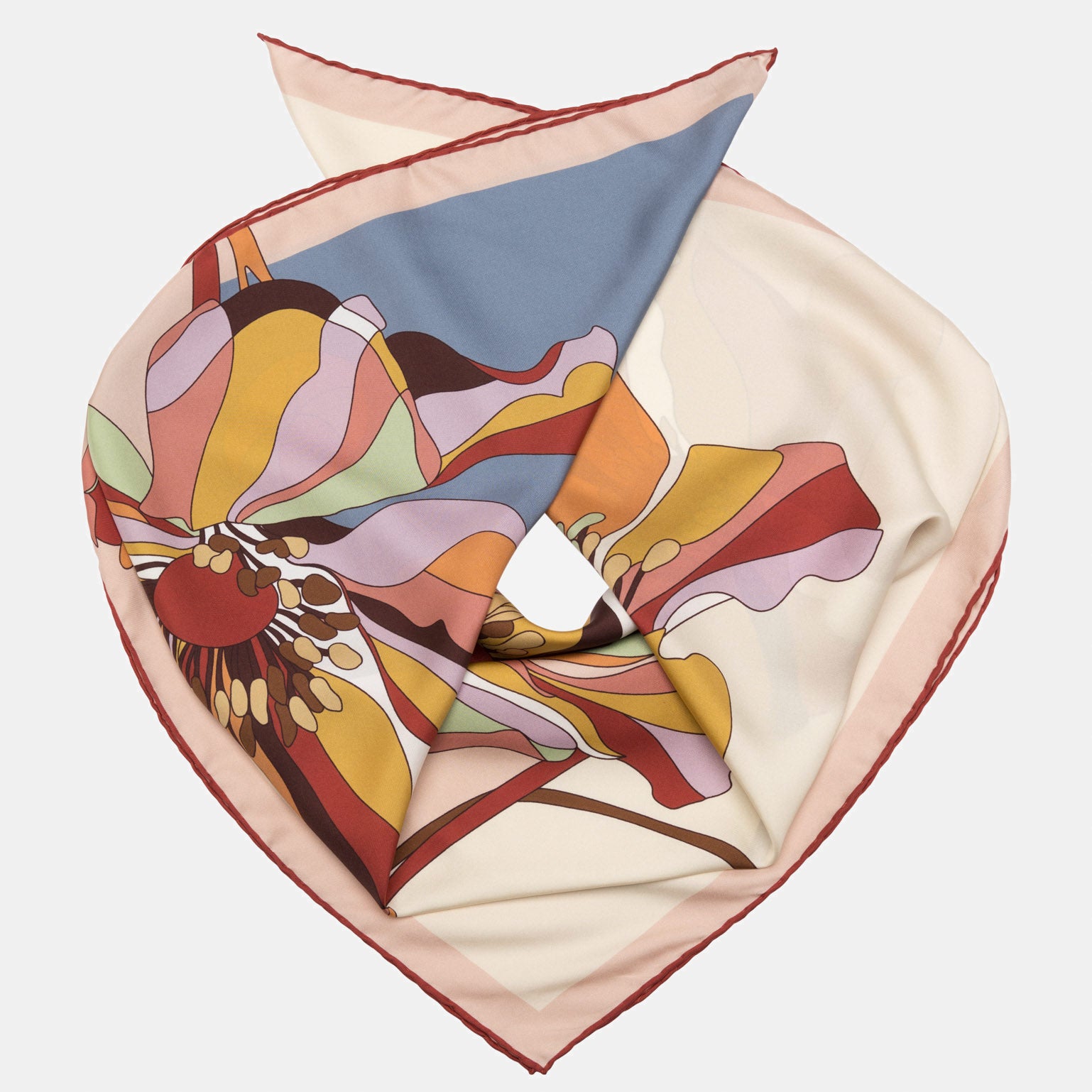 Women's Italian Silk Square Scarf