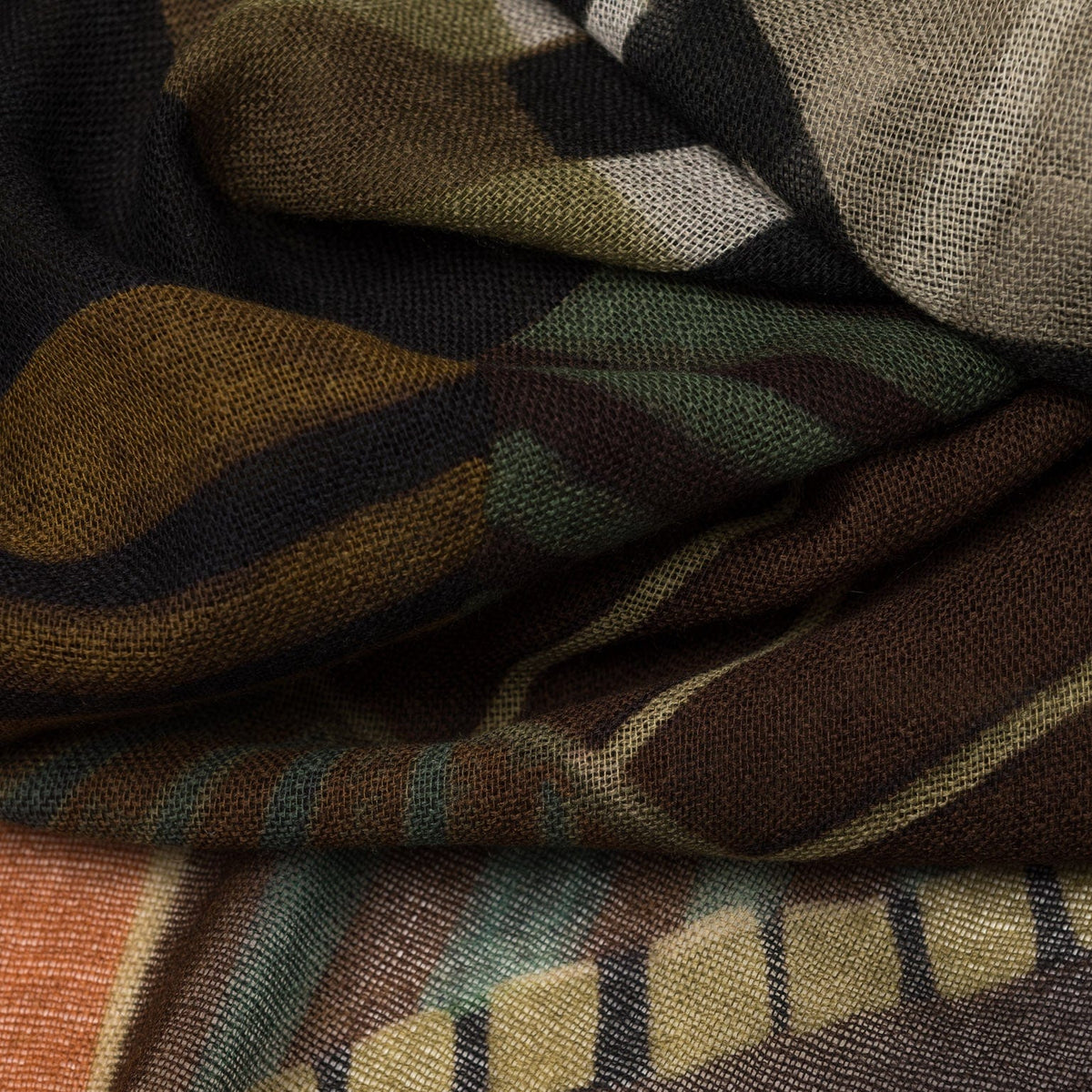 Best Italian Brown Wool Scarf