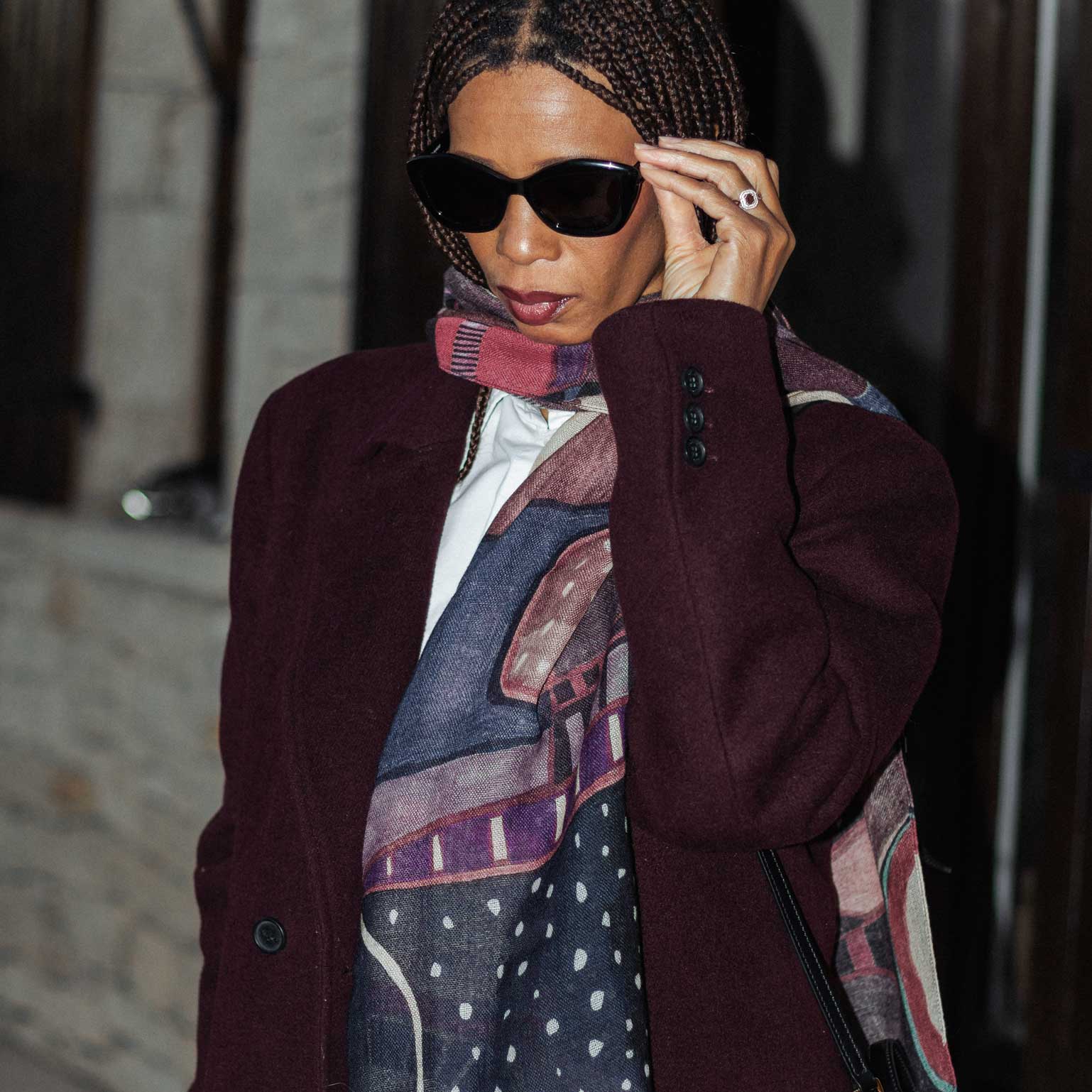 Soft lightweight Italian wool scarf