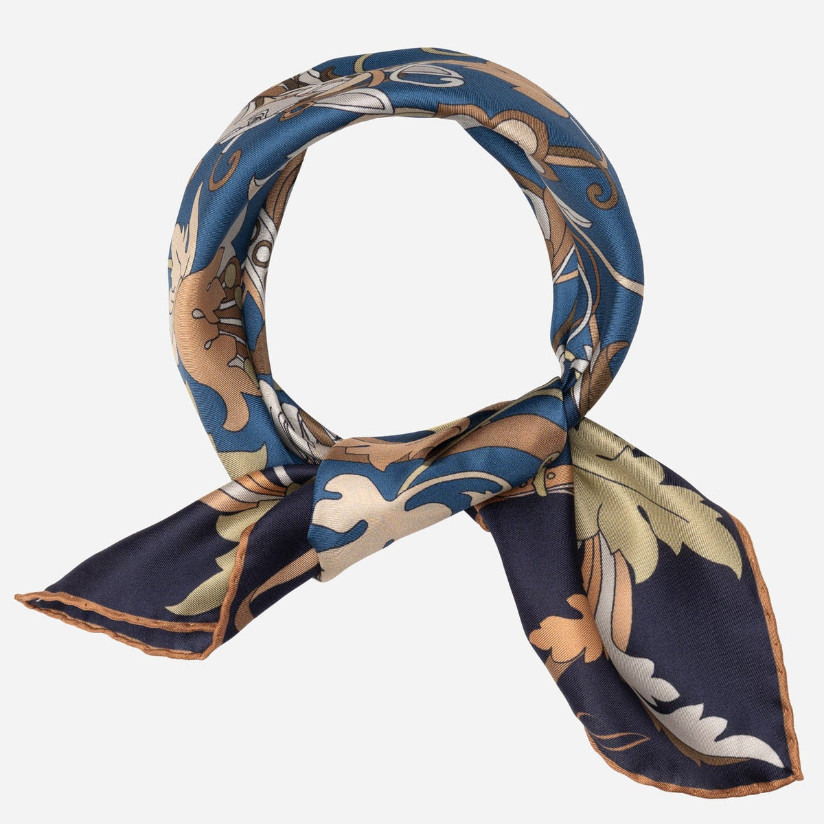 Women's Silk Bandana Midnight Blue