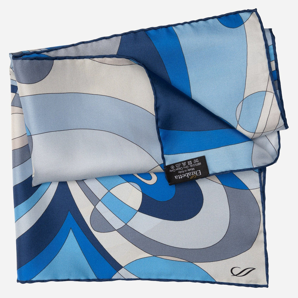 Women's Silk Bandana Blue