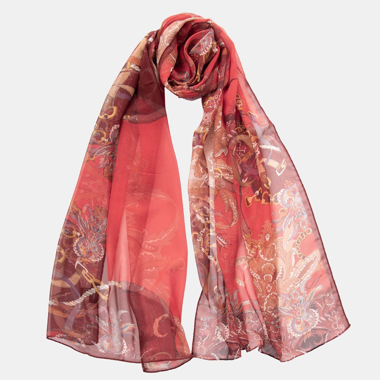 ladies dress scarves Alessandra - Long Silk Scarf